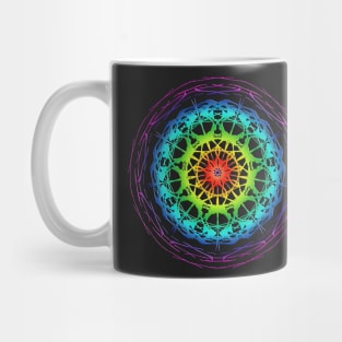 Mandala Chakra colors design Mug